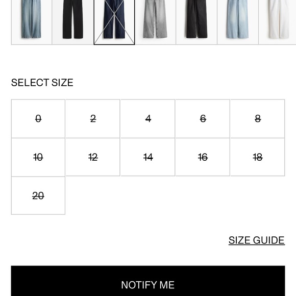 H&M Bleecker high rise wide leg jeans - Picture 2 of 10